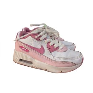 Nike AirMax Kids Sneakers Pink and White